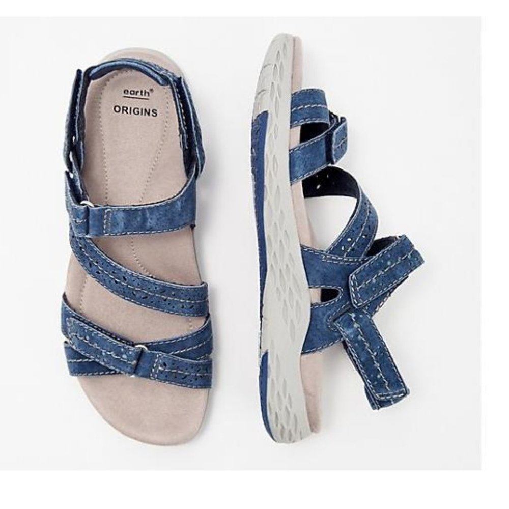 Earth Origins Suede Sport Sandals- Westfield Wendy - Picture 2 of 6